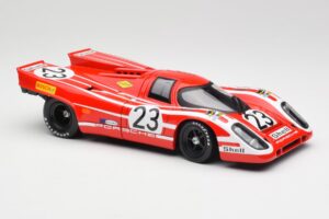 Porsche 917K #23 R. Attwood / H. Herrmann 24 Hours of Le Mans Winner 1970 Norev 1:18 187586 Metalas - nuotrauka 4 iš 6