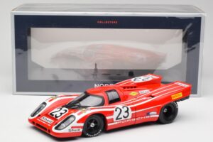 Porsche 917K #23 R. Attwood / H. Herrmann 24 Hours of Le Mans Winner 1970 Norev 1:18 187586 Metalas - nuotrauka 6 iš 6