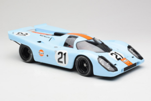 Porsche 917K Gulf #21 P. Rodriguez / L. Kinnunen J.W. Automotive Engineering 24 Hours of Le Mans 1970 Minichamps 1:12 1237066 - nuotrauka 4 iš 6