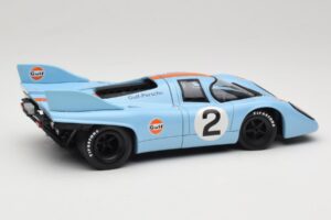 Porsche 917K #2 Gulf P. Rodriguez / J. Oliver 1000km Monza Winner 1971 Eagles Race 1:18 903008 Metalas - nuotrauka 2 iš 6