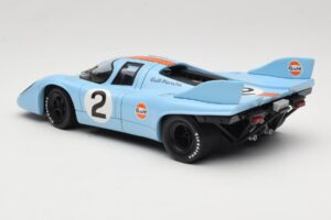 Porsche 917K #2 Gulf P. Rodriguez / J. Oliver 1000km Monza Winner 1971 Eagles Race 1:18 903008 Metalas - nuotrauka 3 iš 6