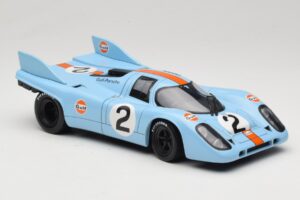 Porsche 917K #2 Gulf P. Rodriguez / J. Oliver 1000km Monza Winner 1971 Eagles Race 1:18 903008 Metalas - nuotrauka 4 iš 6