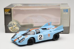 Porsche 917K #2 Gulf P. Rodriguez / J. Oliver 1000km Monza Winner 1971 Eagles Race 1:18 903008 Metalas - nuotrauka 6 iš 6