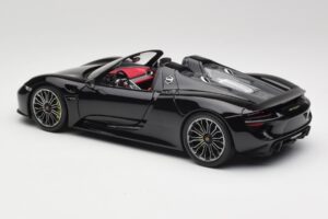 Porsche 918 Spyder Bazaltas Juodas Metalinis Minichamps 1:18 110062431 Metalas - nuotrauka 7 iš 8