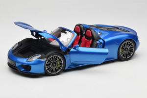 Porsche 918 Spyder Blue Metallic Minichamps 1:18 110062432 Metalas - nuotrauka 2 iš 8