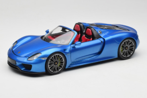 Porsche 918 Spyder Blue Metallic Minichamps 1:18 110062432 Metalas