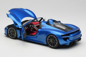 Porsche 918 Spyder Blue Metallic Minichamps 1:18 110062432 Metalas - nuotrauka 5 iš 8