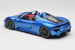 Porsche 918 Spyder Blue Metallic Minichamps 1:18 110062432 Metalas - nuotrauka 7 iš 8