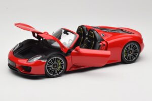 Porsche 918 Spyder Raudonas Minichamps 1:18 110062435 Metalas - nuotrauka 2 iš 8