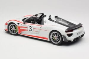 Porsche 918 Spyder Weissach Package Salzburg Minichamps 1:18 110062441 Metalas - nuotrauka 7 iš 8