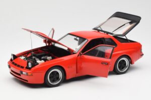 Porsche 924 Carrera GT Guards Raudonas AUTOart 1:18 78003 Metalas - nuotrauka 2 iš 8