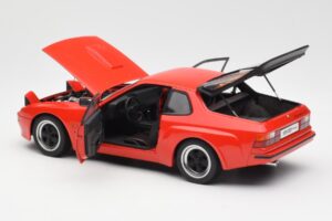 Porsche 924 Carrera GT Guards Raudonas AUTOart 1:18 78003 Metalas - nuotrauka 5 iš 8