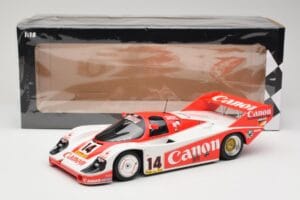 Porsche 956K #14 K. Rosberg / J. Lammers Canon Racing 3rd Place 1000km Nürburgring 1983 Minichamps 1:18 155836614 Metalas - nuotrauka 6 iš 6