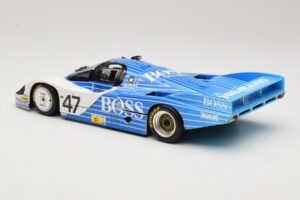 Porsche 956L #47 Hugo Boss V. Merl / H. Grohs / A. Plankenhorn 24 Hours of Le Mans 1984 Minichamps 1:18 183846947 Metalas - nuotrauka 7 iš 8