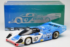 Porsche 956L #47 Hugo Boss V. Merl / H. Grohs / A. Plankenhorn 24 Hours of Le Mans 1984 Minichamps 1:18 183846947 Metalas - nuotrauka 8 iš 8