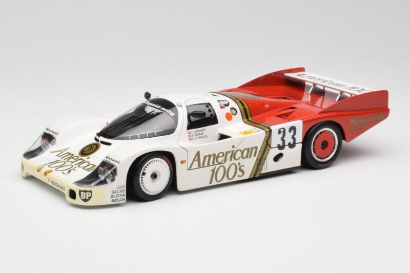 Porsche 956L #33 D. Hobbs / G. Gartner / J. Edwards 24 Hours of Le Mans 1985 Minichamps 1:18 183856933 Metalas