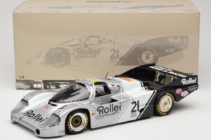 Porsche 956L #21 Rollei A. de Cadenet / C. Ballot-Lena 24 Hours of Le Mans 1984 Minichamps 1:18 183846921 Metalas - nuotrauka 8 iš 8