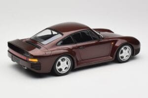 Porsche 959 Dark Red Metallic Minichamps 1:18 155066204 Metalas - nuotrauka 2 iš 6