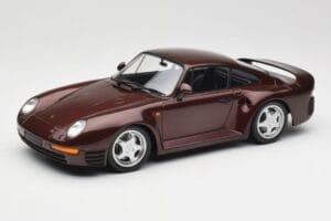 Porsche 959 Dark Red Metallic Minichamps 1:18 155066204 Metalas
