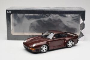 Porsche 959 Dark Red Metallic Minichamps 1:18 155066204 Metalas - nuotrauka 6 iš 6