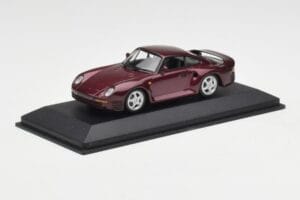 Porsche 959 Dark Red Metallic Minichamps 1:43 400062525 Metalas - nuotrauka 2 iš 4