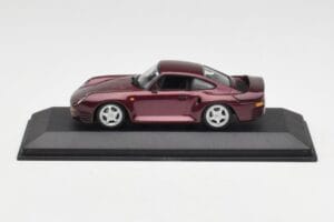 Porsche 959 Dark Red Metallic Minichamps 1:43 400062525 Metalas