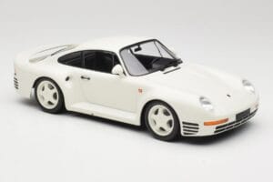 Porsche 959 Grand Prix White Minichamps 1:18 155066202 Metalas - nuotrauka 4 iš 6