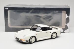 Porsche 959 Grand Prix White Minichamps 1:18 155066202 Metalas - nuotrauka 6 iš 6