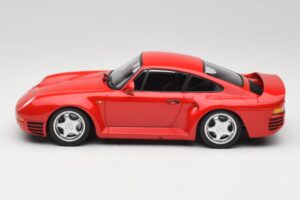 Porsche 959 Guards Raudonas Minichamps 1:18 155066200 Metalas - nuotrauka 3 iš 6