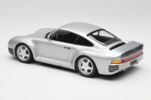 Porsche 959 Sidabrinis Metalinis Minichamps 1:18 155066201 Metalas - nuotrauka 5 iš 6