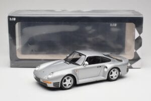 Porsche 959 Sidabrinis Metalinis Minichamps 1:18 155066201 Metalas - nuotrauka 6 iš 6