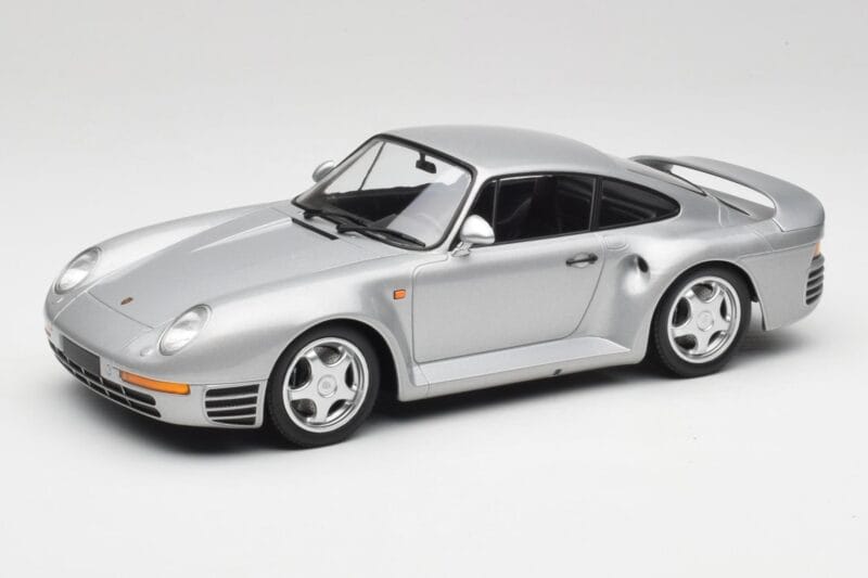 Porsche 959 Sidabrinis Metalinis Minichamps 1:18 155066201 Metalas