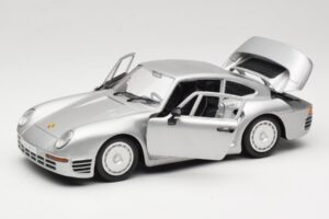 Porsche 959 Sidabrinis Tonka 1:18 2221 Metalas - nuotrauka 2 iš 8