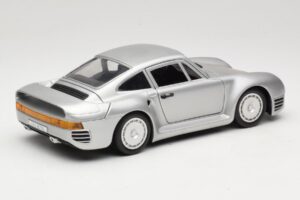 Porsche 959 Sidabrinis Tonka 1:18 2221 Metalas - nuotrauka 3 iš 8