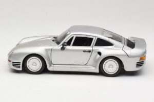 Porsche 959 Sidabrinis Tonka 1:18 2221 Metalas - nuotrauka 4 iš 8