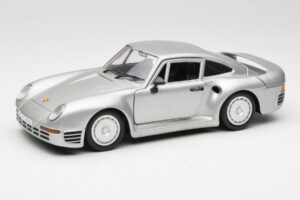 Porsche 959 Sidabrinis Tonka 1:18 2221 Metalas