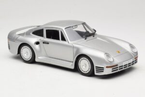 Porsche 959 Sidabrinis Tonka 1:18 2221 Metalas - nuotrauka 6 iš 8