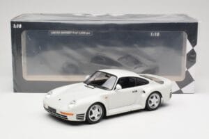 Porsche 959 White Metallic Minichamps 1:18 155066206 Metalas - nuotrauka 6 iš 6