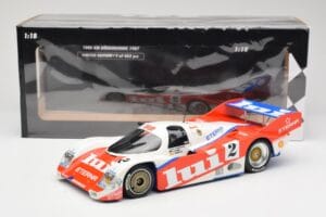 Porsche 962 #2 Brun Motorsport J. Mass / O. Larrauri 1000km Nürburgring 1987 Minichamps 1:18 155876502 Metalas - nuotrauka 6 iš 6