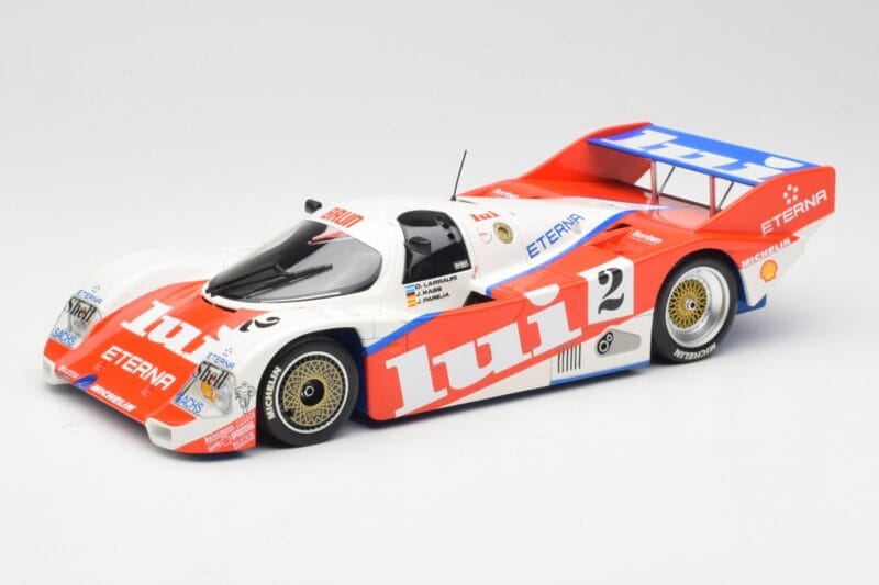 Porsche 962 #2 Brun Motorsport J. Mass / O. Larrauri 1000km Nürburgring 1987 Minichamps 1:18 155876502 Metalas