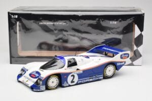 Porsche 962 #2 H-J. Stuck / D. Bell Team Porsche AG Winners 1000km Hockenheim 1985 Minichamps 1:18 155856502 Metalas - nuotrauka 6 iš 6
