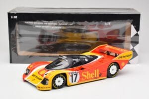 Porsche 962C #17 H-J. Stuck / D. Bell 3rd Place 200 Miles of Nürnberg Supercup 1987 Minichamps 1:18 155876517 Metalas - nuotrauka 6 iš 6