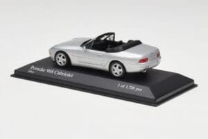 Porsche 968 Sidabrinis Minichamps 1:43 400062332 Metalas - nuotrauka 3 iš 4