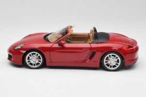 Porsche Boxster 981 S Guards Raudonas Minichamps 1:18 110062031 Metalas - nuotrauka 4 iš 8