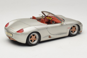 Porsche Boxster 986 Concept Sidabrinis Maisto 1:18 50231 Metalas - nuotrauka 3 iš 8