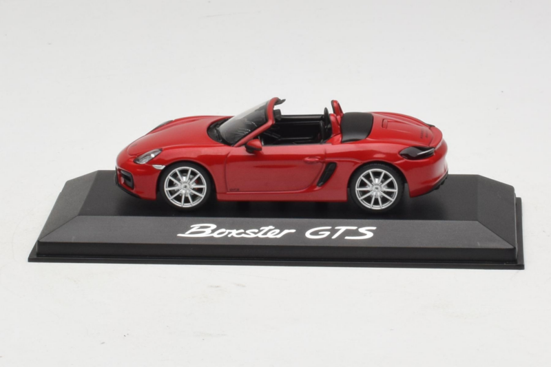 Porsche Boxster 981 GTS Raudonas Minichamps 1:43 WAP0200140E Metalas