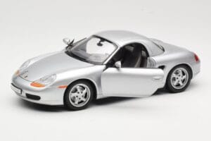 Porsche Boxster 986 Hard Top Sidabrinis UT Models 1:18 27854 Metalas - nuotrauka 2 iš 8