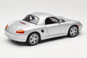 Porsche Boxster 986 Hard Top Sidabrinis UT Models 1:18 27854 Metalas - nuotrauka 3 iš 8