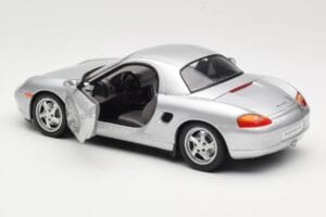 Porsche Boxster 986 Hard Top Sidabrinis UT Models 1:18 27854 Metalas - nuotrauka 5 iš 8
