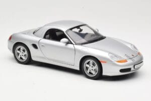 Porsche Boxster 986 Hard Top Sidabrinis UT Models 1:18 27854 Metalas - nuotrauka 6 iš 8